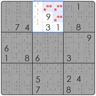 xy wing sudoku